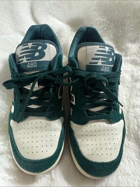 New Balance 480 Men's Green and blue Low-Top Sneakers